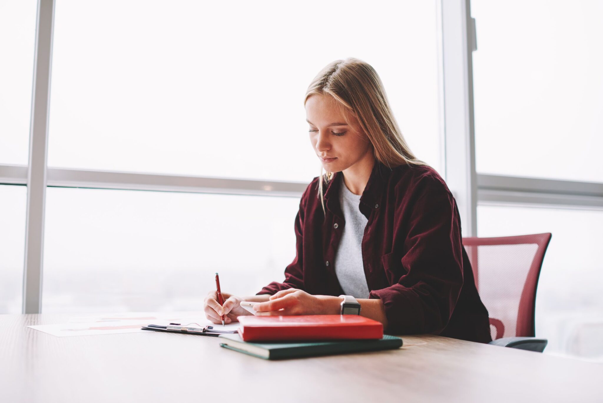 Two-pass method for exams
